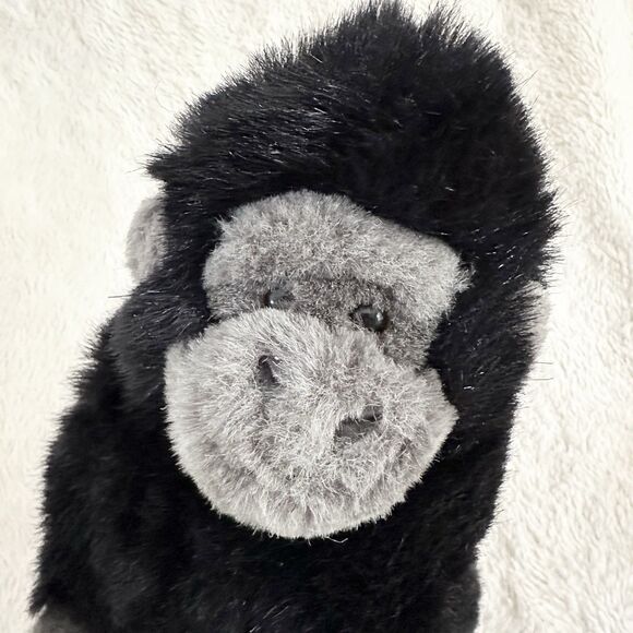 Vintage Just Friends Gorilla Ape 10” Black Plush Stuffed Animal Toy 90s - Picture 2 of 6